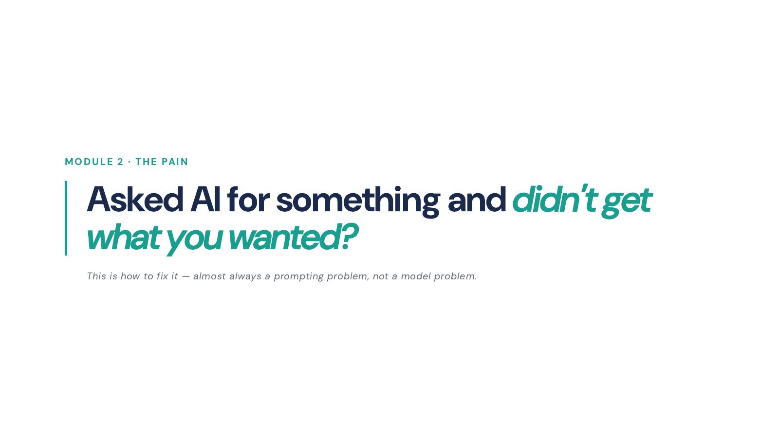 Building an AI Native Mindset — slide 13